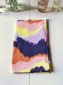 Coupon Frequences Marron Double Gaze 50X160 cm