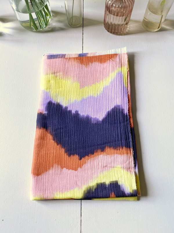 Coupon Frequences Marron Double Gaze 50X145 cm