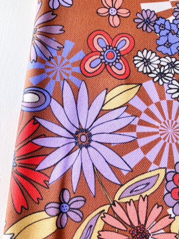 Coupon Retrolift Marron Panama 81X140 cm