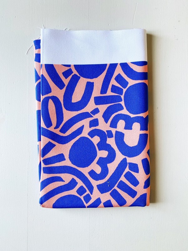 Coupon Dotty Keith Bleu Panama 50X145 cm