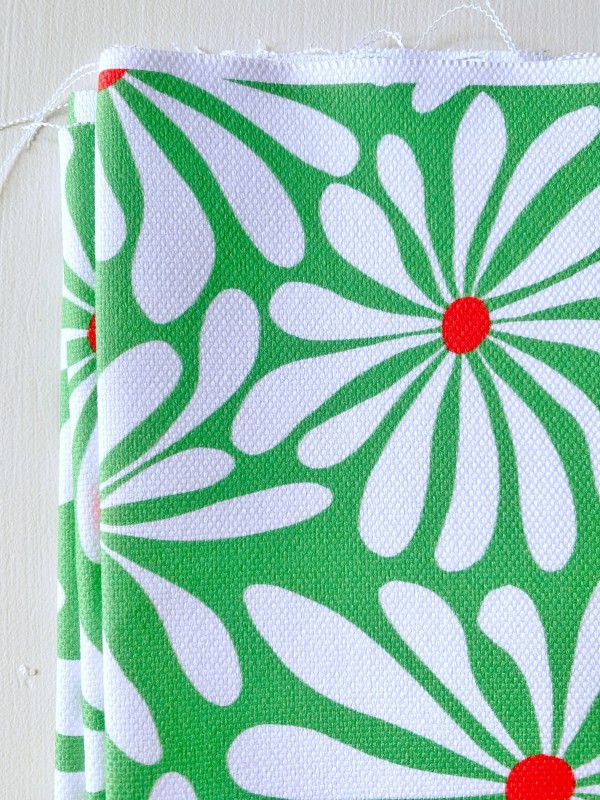 Coupon Flower Beach Vert Panama 82X140 cm