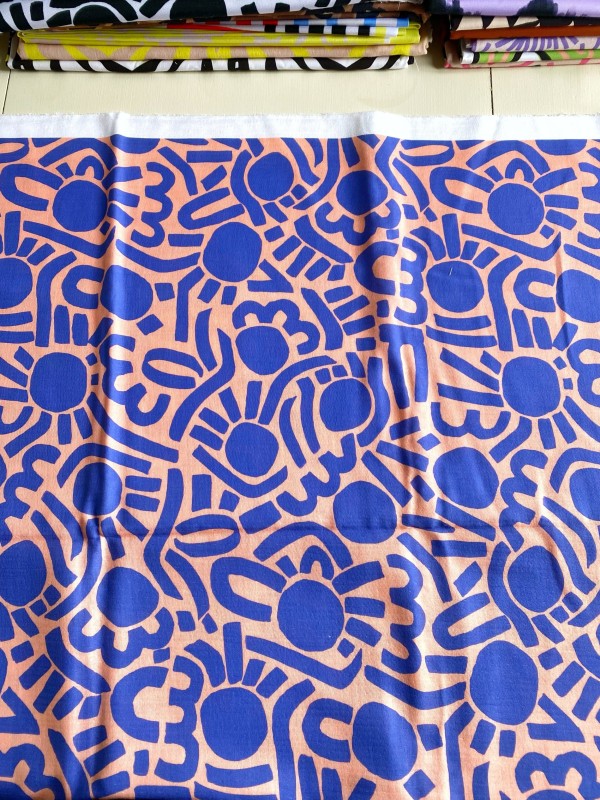 Coupon Dotty Keith Bleu Double Gaze 100X160 cm