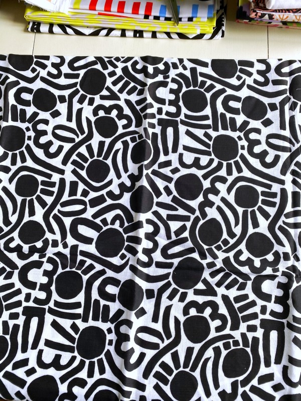 Coupon Dotty Keith Noir Et Blanc Double Gaze 112X160 cm