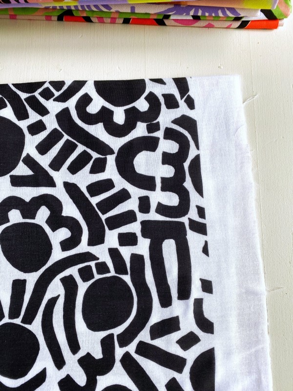 Grand Coupon Dotty Keith Noir Et Blanc Double Gaze 101X145 cm