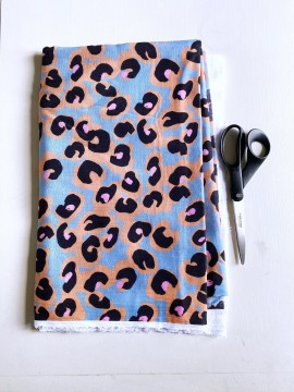 Coupon Leonardo Bleu Vert Double Gaze 260X160 cm