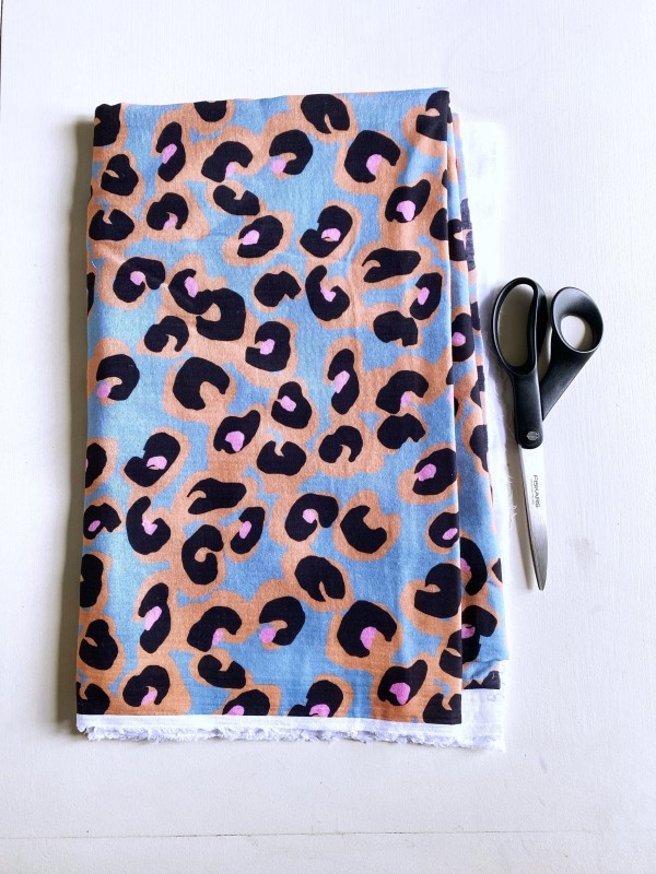 Coupon Leonardo Bleu Vert Double Gaze 260X160 cm