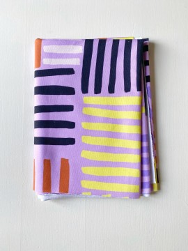 Coupon Bauhaus Lilac French Terry 59X145 cm