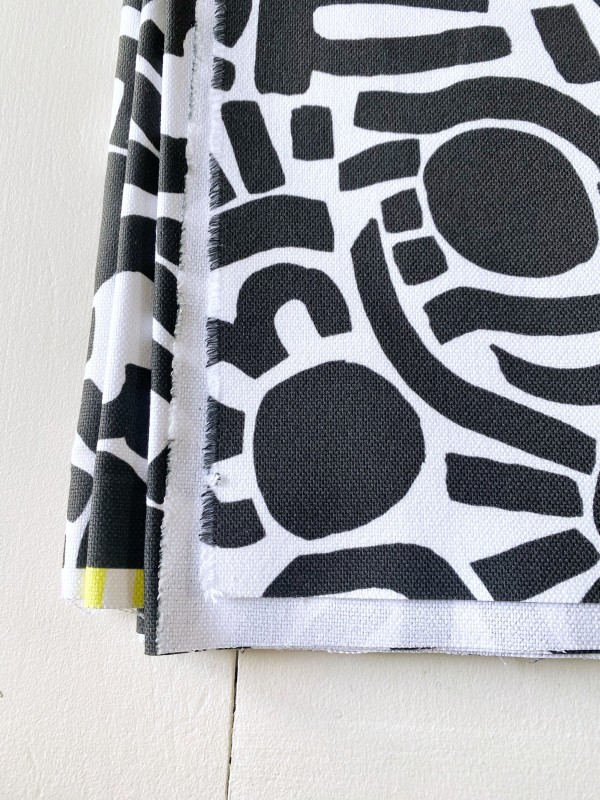 Coupon Dotty Keith Noir Panama  81X145 cm