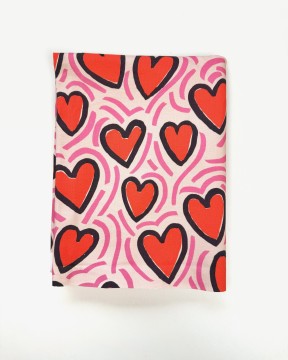 Coupon L'Attrape Coeur Rouge Jersey 50X150 cm