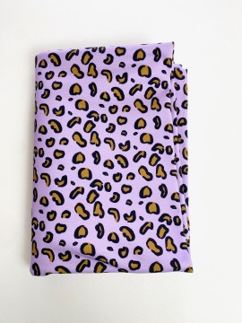 Coupon Leopard Beauty Mauve Jersey 167X155 cm