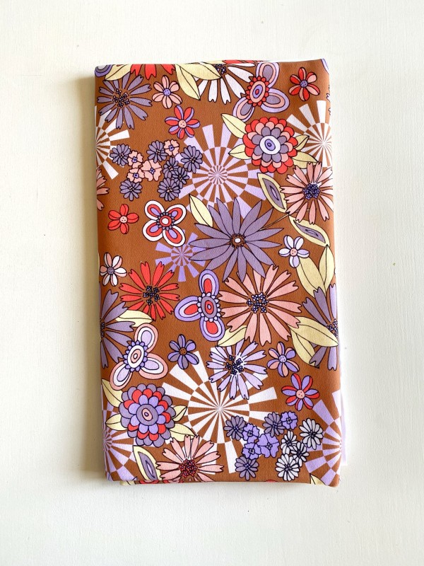 Coupon Retrolift Marron French Terry 133X145 cm