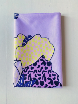 Coupon Backpatt Mauve Tissu Imperméable 115X155 cm