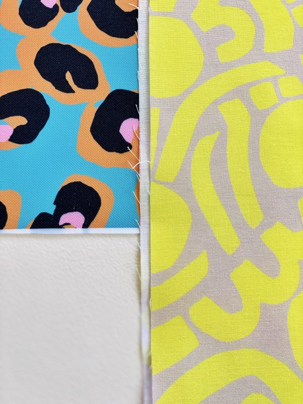 Duo Sélection #1 — Tissu imperméable léopard & popeline graphique | Stéphanie Piogé Fabrics