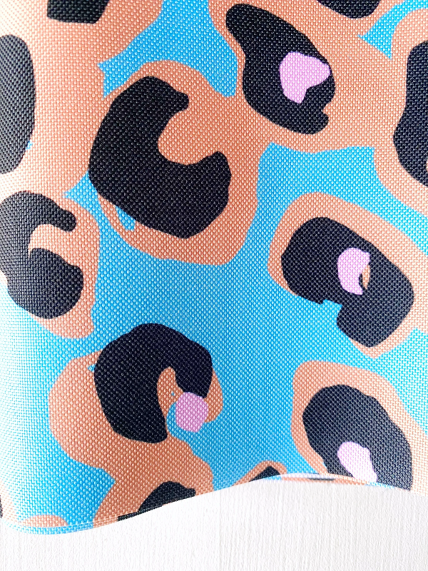 copia de Coupon Leonardo Bleu Vert Tissu Imperméable 200X155 cm