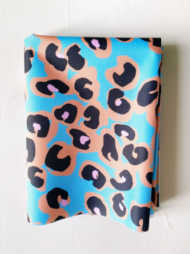 copia de Coupon Leonardo Bleu Vert Tissu Imperméable 200X155 cm