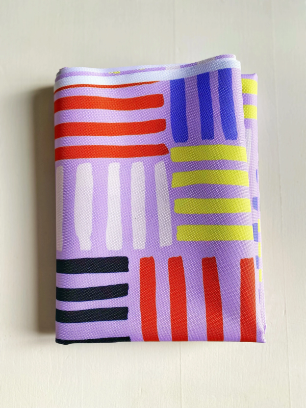 copy of Coupon Bauhaus Mauve Tissu Imperméable 100X155 cm