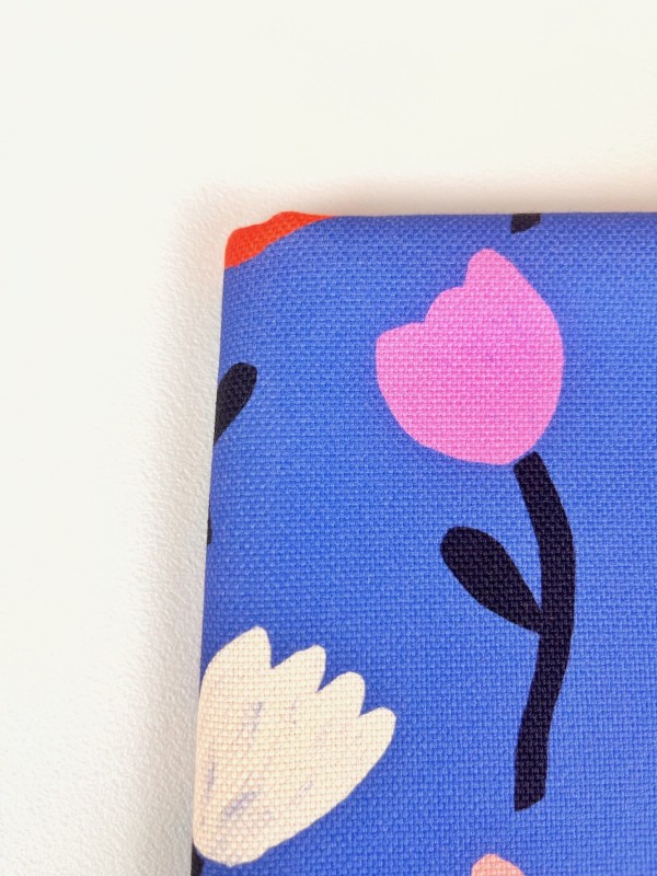 copy of Coupon Tulipes Bleues French Terry 153X145 Cm
