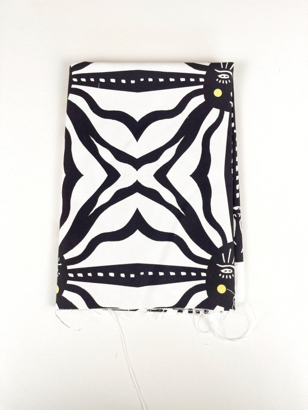copia de Coupon Le Soleil Noir Et Blanc Tissu Imperméable 120X155 cm