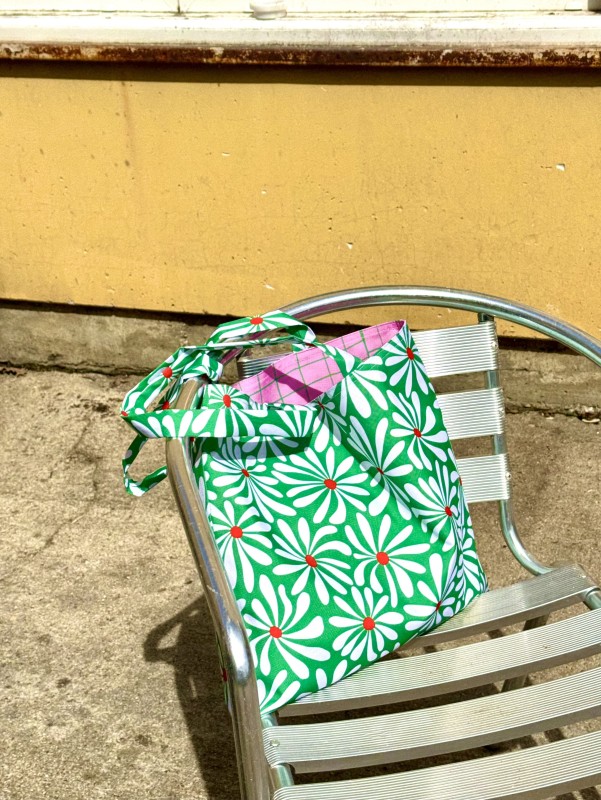 Kit couture tote bag réversible | Tissu imperméable | Stéphanie Piogé Fabrics