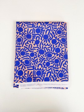 copia de Coupon Dotty Keith Bleu Tissu Imperméable 40X155 cm