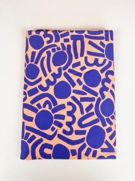 copia de copia de Coupon Dotty Keith Bleu French Terry 77X145 cm