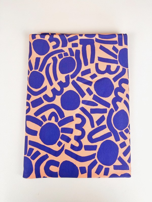 copy of copy of Coupon Dotty Keith Bleu French Terry 77X145 cm