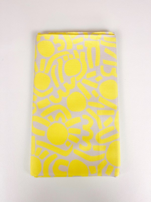 Coupon Dotty Keith Jaune Panama 129X145 cm