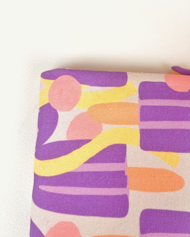 copy of copy of Coupon Les Billes Caramel French Terry 50X145 cm