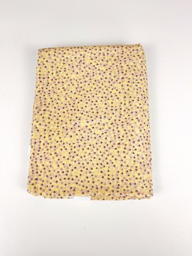 copia de copia de Coupon Mini Flowers Marron Double Gaze 100X145 cm