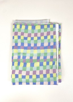 Kopie von Kopie von Coupon Squares Mauve Double Gaze 50X145 cm