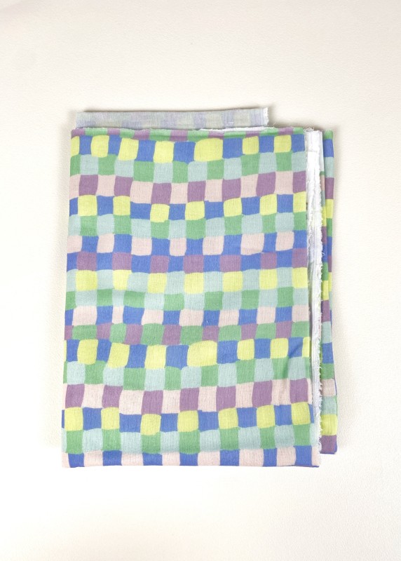 copia de copia de Coupon Squares Mauve Double Gaze 50X145 cm
