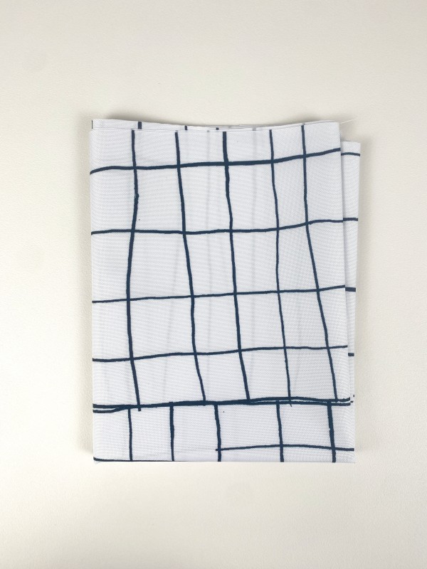 Coupon Grades Noir & blanc Tissu Imperméable Alternatif 48X155 cm