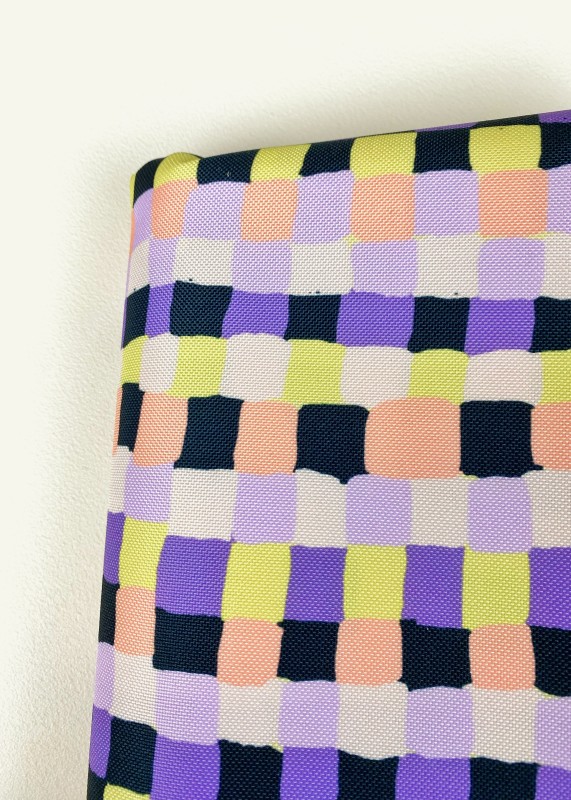 copia de Coupon Squares Mauve Tissu Imperméable 50X155 cm