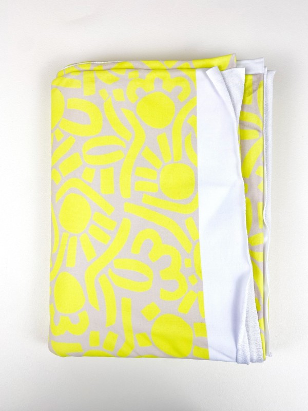 Coupon Dotty Keith Jaune French Terry 300X145 cm