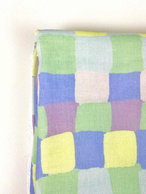 Coupon Squares Summer Double Gaze Alternatif 100X160 cm