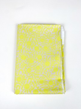 Coupon Dotty Keith Jaune Popeline Alternatif 100X155 cm