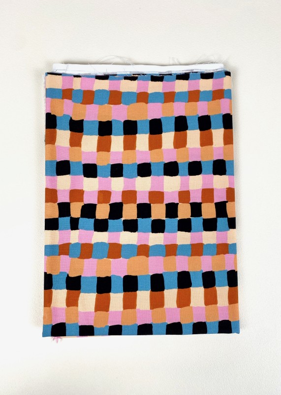 copy of copy of copy of Coupon Dotty Keith Bleu Popeline 49X155 cm