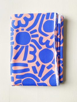 Coupon Dotty Keith Bleu Panama 81X140 cm