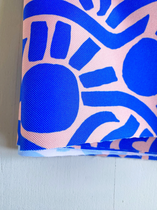 Coupon Dotty Keith Bleu Tissu Imperméable 40X155 cm