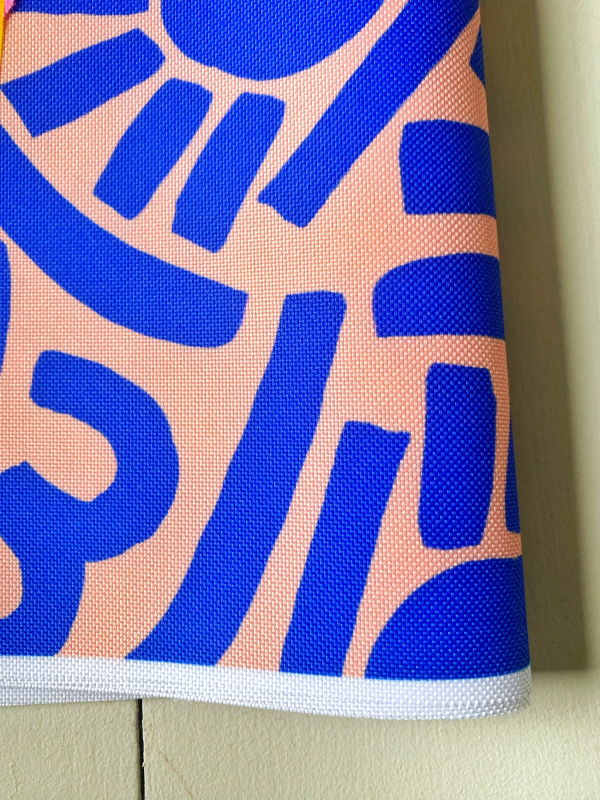 Coupon Dotty Keith Bleu Tissu Imperméable 83X155 cm