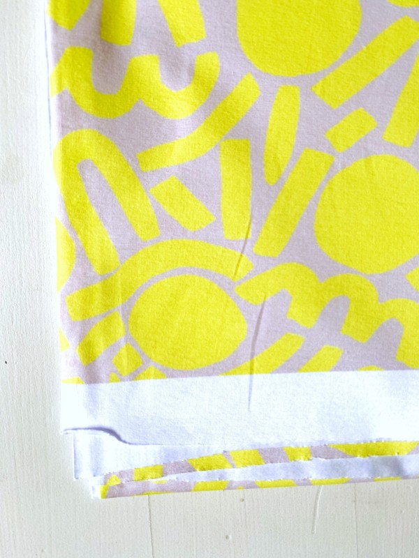 Coupon Dotty Keith Jaune Jersey 145X150 cm