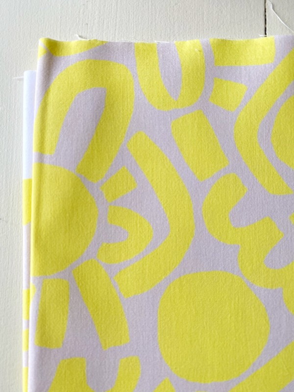 Coupon Dotty Keith Jaune Popeline 50X155 cm