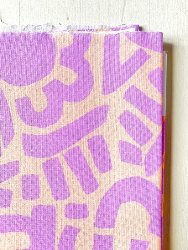 Coupon Dotty Keith Mauve Popeline 100X155 cm