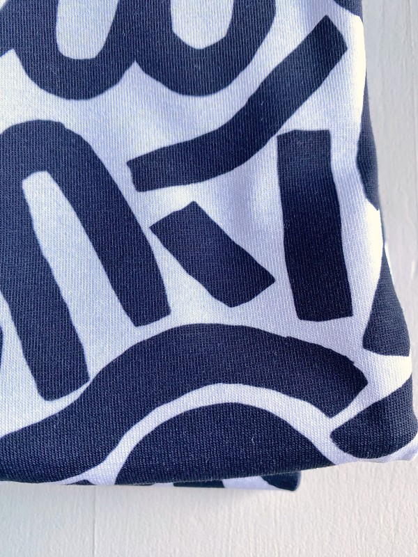 Coupon Dotty Keith Noir Et Blanc Jersey 143X155 cm