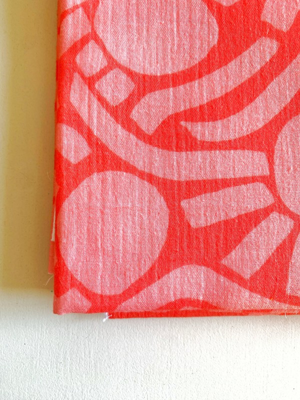 Coupon Dotty Keith Rouge Double Gaze 100X160cm