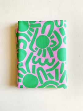 Coupon Dotty Keith Vert Tissu Imperméable 50X155 cm