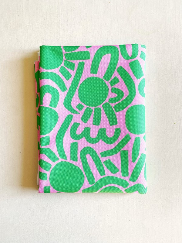 Coupon Dotty Keith Vert Tissu Imperméable 50X155 cm