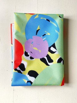 Coupon Exotic Joy Tissu Imperméable 60X155 cm