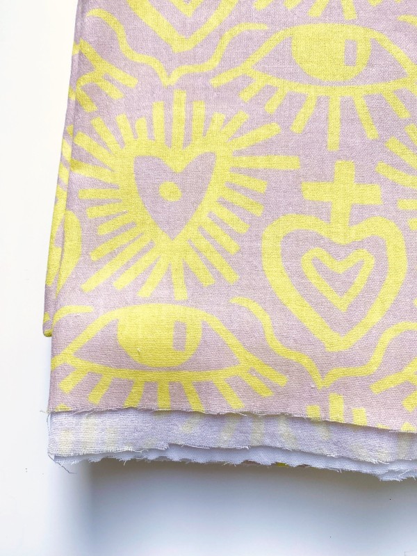 Coupon Exvoto Jaune Double Gaze 100x160 cm