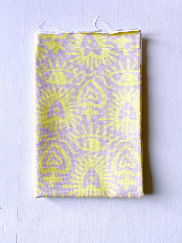 Coupon Exvoto Jaune Panama 50X112cm (Petite Laize)